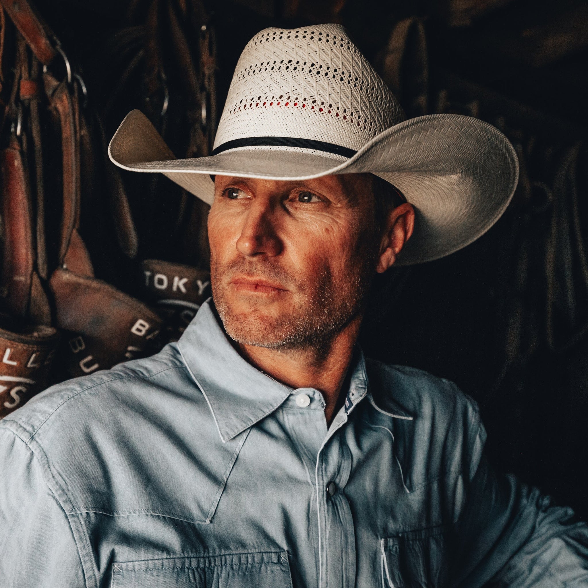 Open Road Sturdy Straw Cowboy Hat