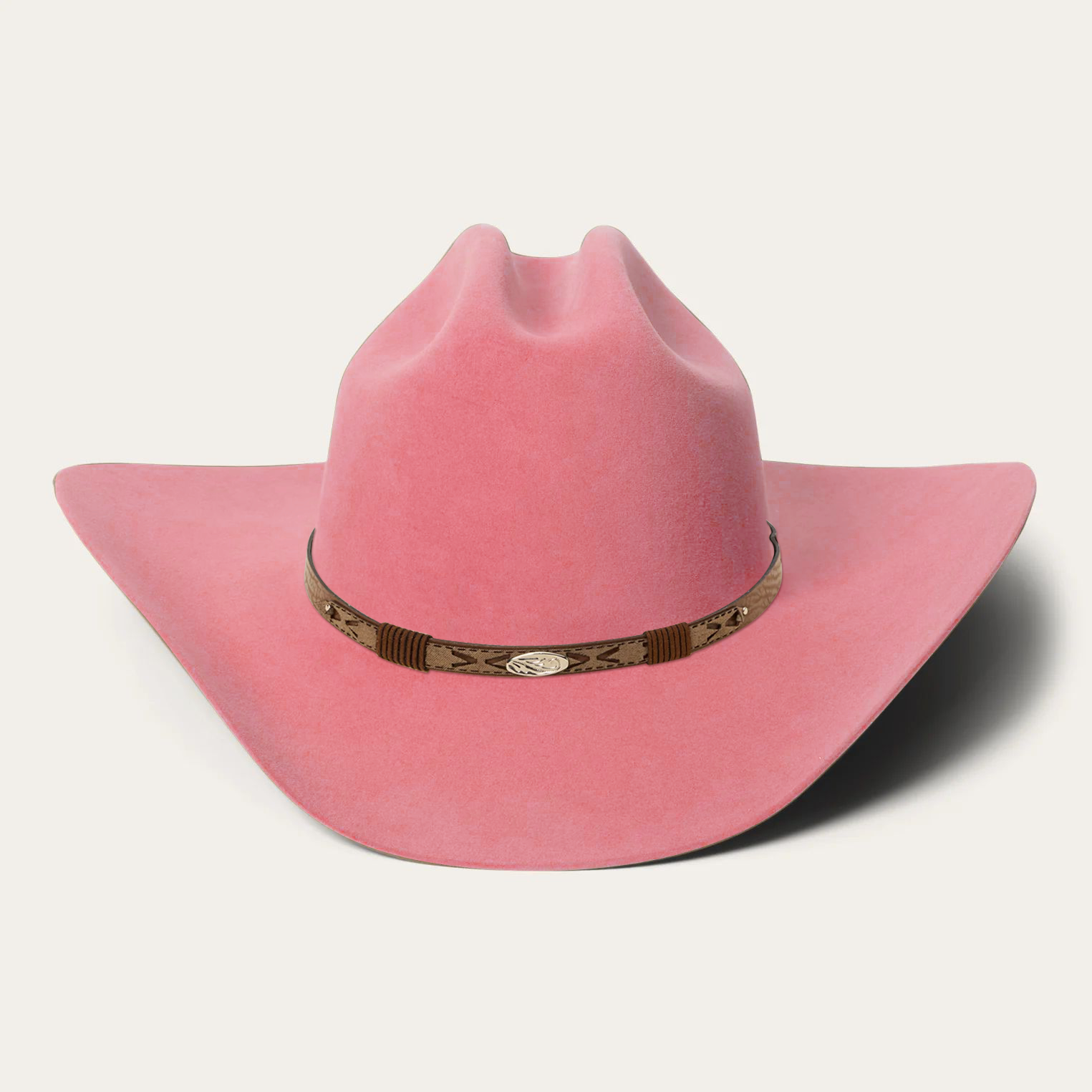 Drifter Felt Cowboy Hat - Dusty Pink