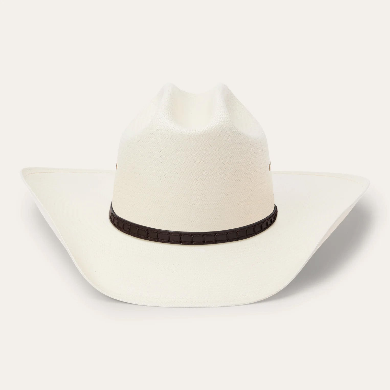 Summer Cattleman Crown Straw Cowboy Hat
