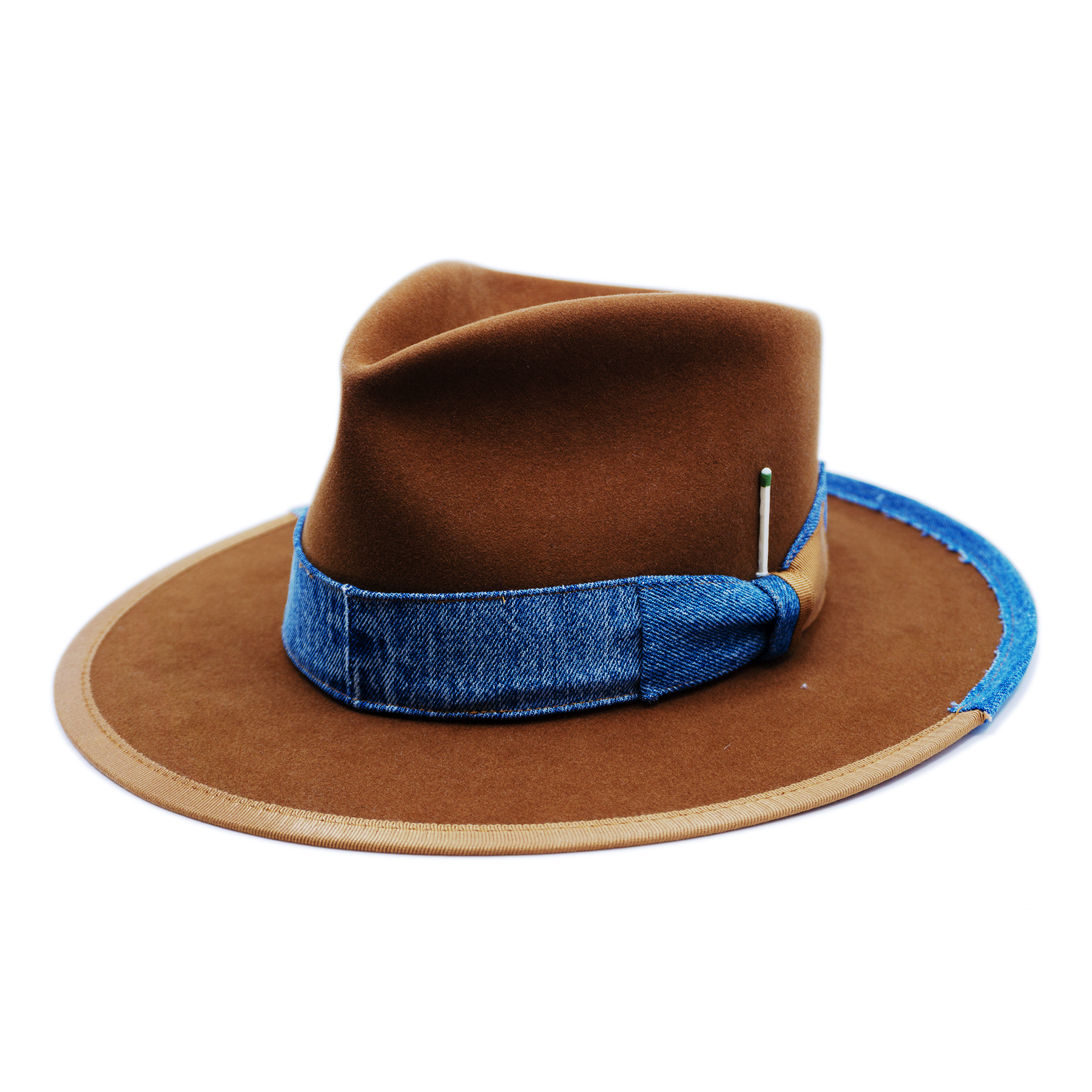 Raven Felt Fedora In Camel
