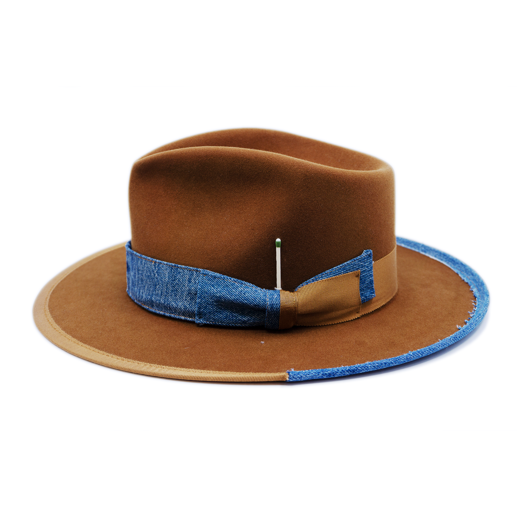 Raven Felt Fedora In Camel