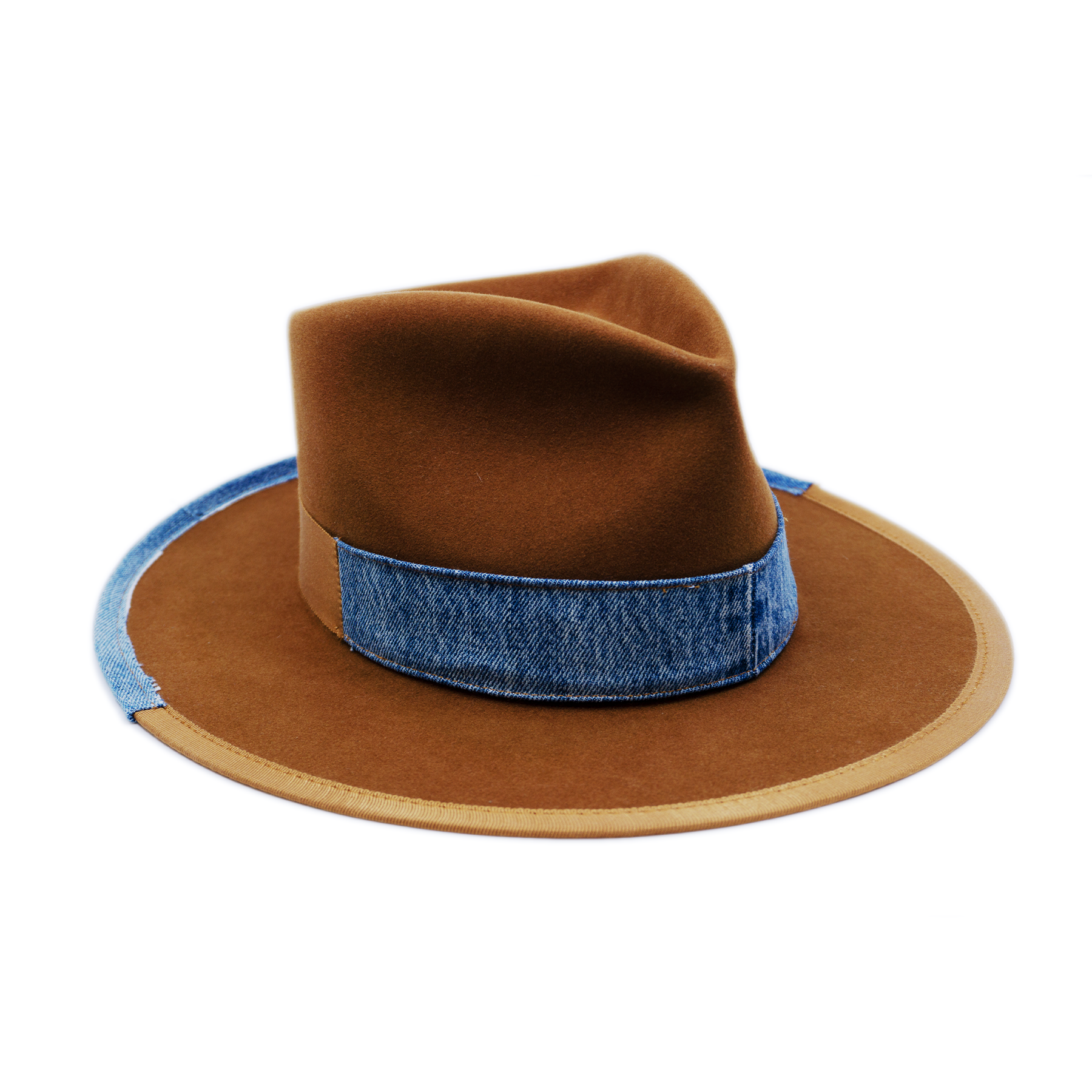 Raven Felt Fedora In Camel