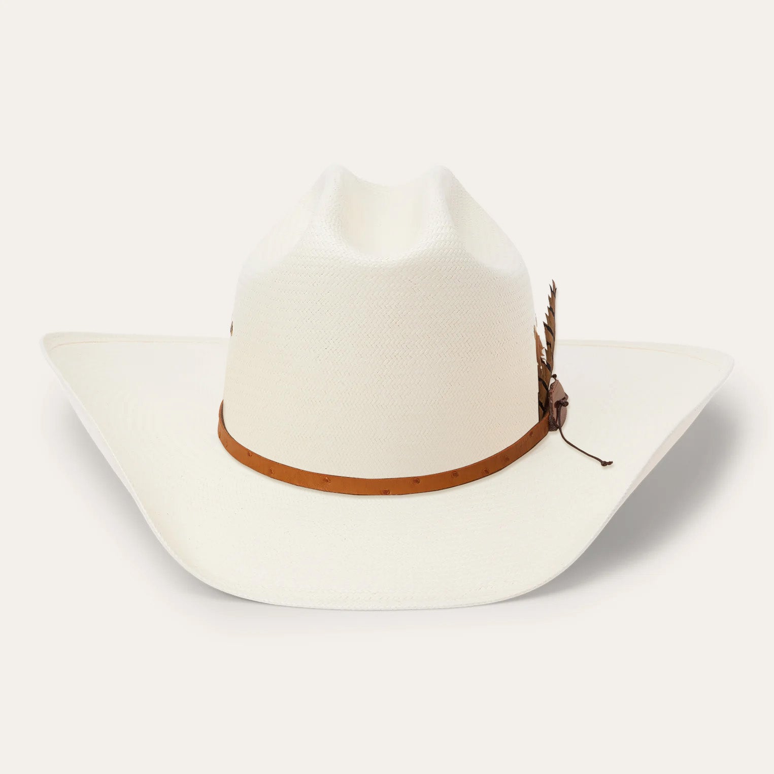 Gender-Free Cattleman Crown Straw Cowboy Hat