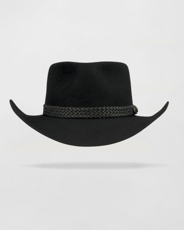 Cattleman’s Crown Felt Cowboy Hat in Black