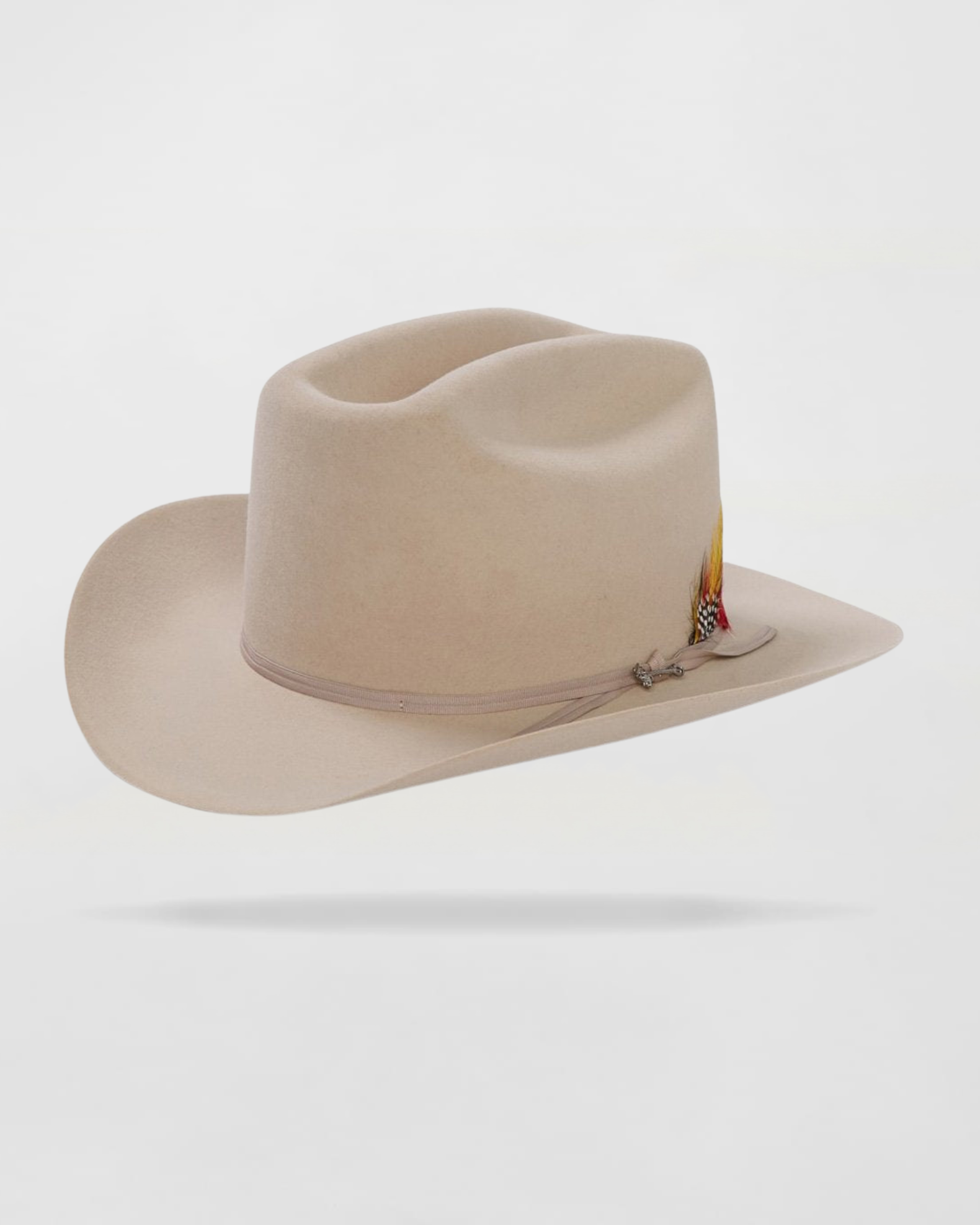 Timeless Trims Felt Outdoot Hat in Beige