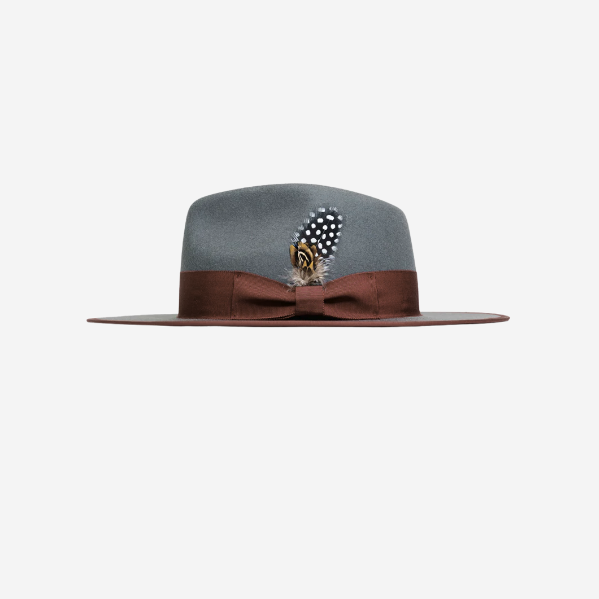 Sleek Fedora Hat- Gray