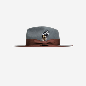 Sleek Fedora Hat- Gray