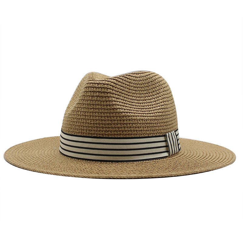 Flat Brim Straw Hat