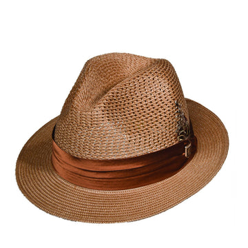 Stacy Adams Dublin Sewn Braid Fedora Hat