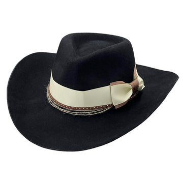 Black Cowboy Hat – Custom Woven Band