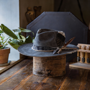 Classic Rancher Felt Hat with Modern Details