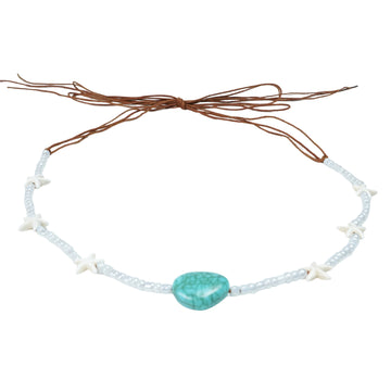 STARFISH BEADED HAT BAND