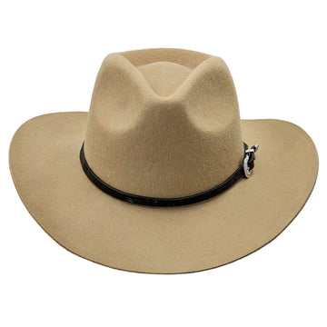 Khaki Cowboy – Minimalist Leather Accent