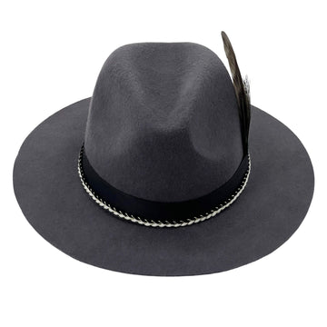 Custom Woven Band Hat – Deep Gray