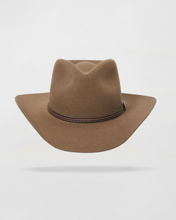 Sagebrush Style Felt Cowboy Hat in Pecan