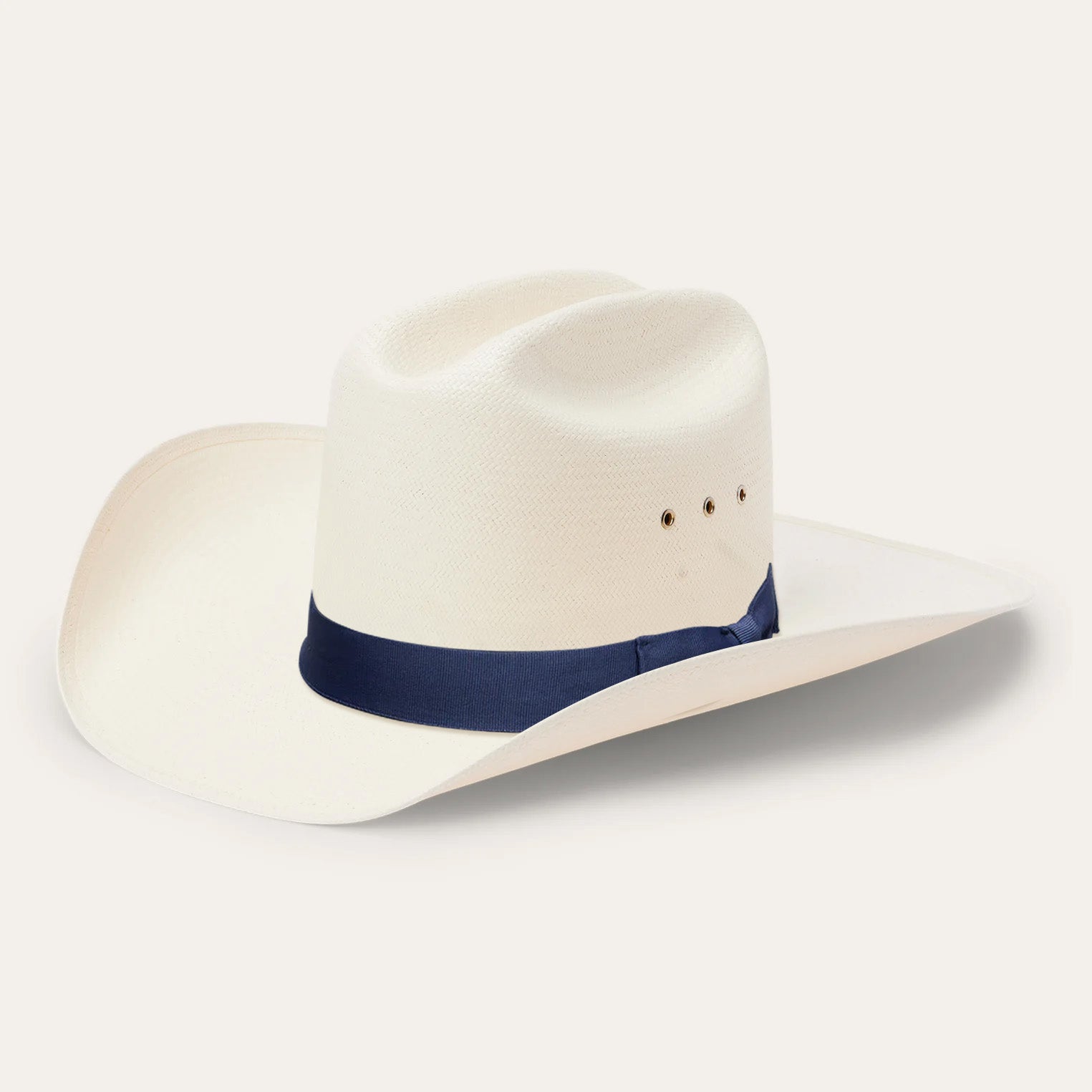 Classic Neutral Cattleman Crown Straw Cowboy Hat