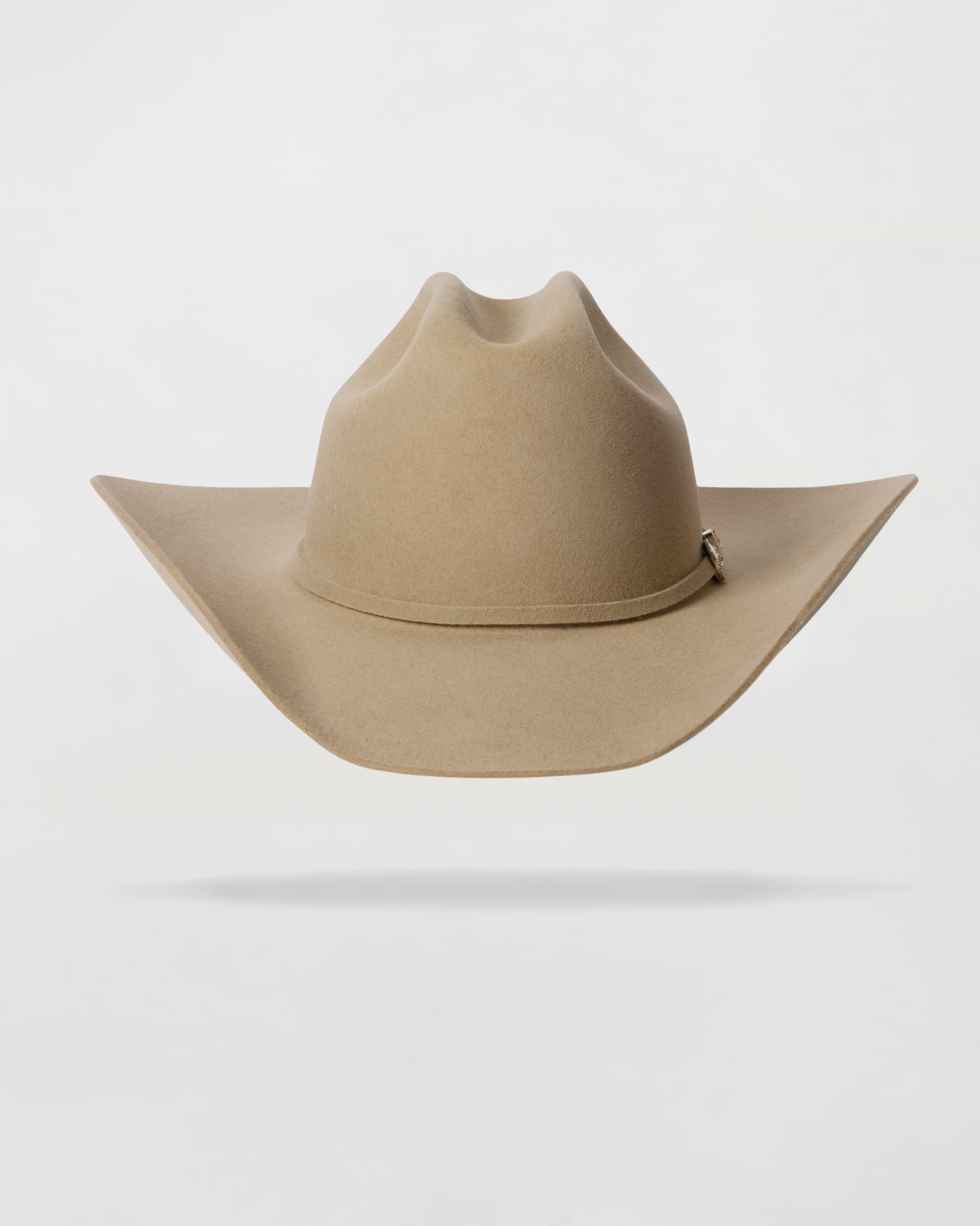 Maverick Range Felt Outdoor Cowboy Hat in Silver Sand