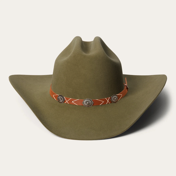 Rustic Felt Cowboy Hat - Green