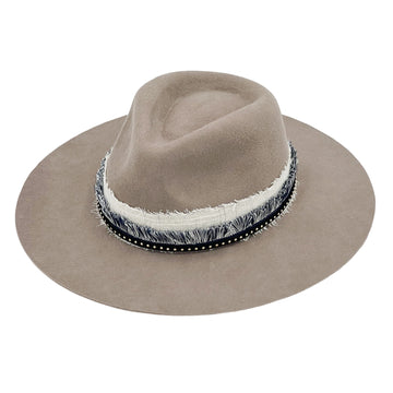 Premium Felt Hat – Custom Woven Trim