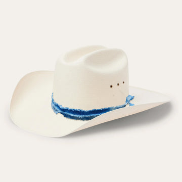 Breathable Cattleman Crown Straw Cowboy Hat