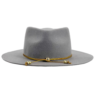 Soft Gray Felt – Minimal Metal Accent