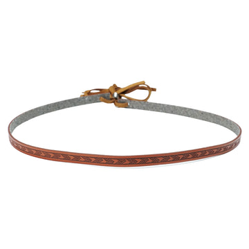PATTERNED LEATHER HAT BAND