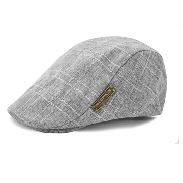 Linen Breathable Flat Cap