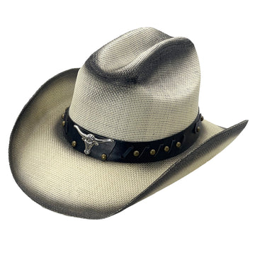 Western Hat – Custom Leather & Metal Detail