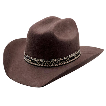 Chestnut Cowboy Hat – Custom Woven Band