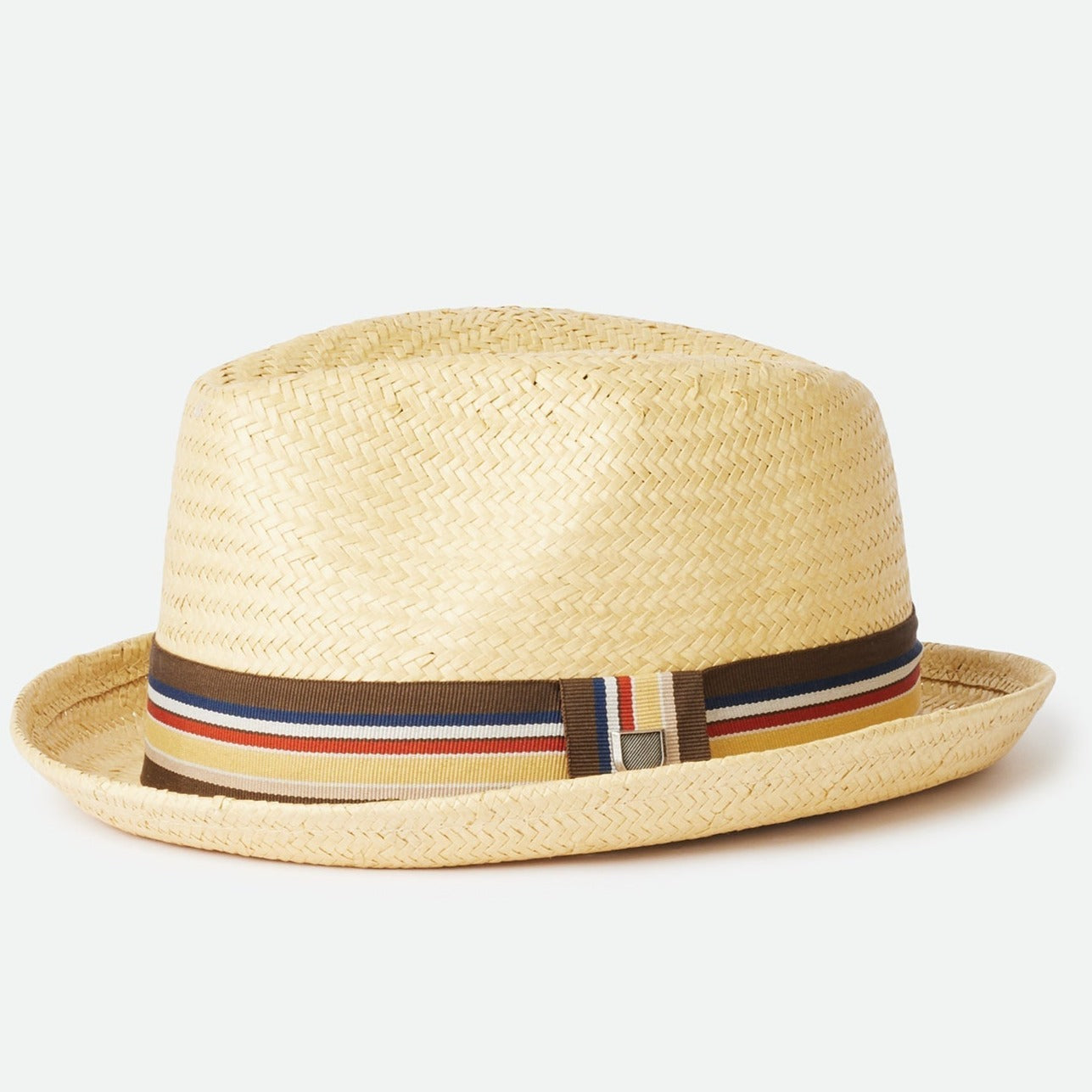 Old-World Straw Fedora-Tan