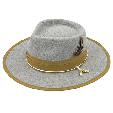 Modern Stone Hat – Refined Cord & Clasp