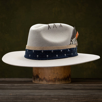 Country Felt Fedora In Grey