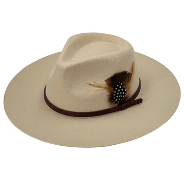 Contemporary Beige Hat