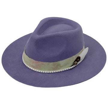 Modern Purple Hat – Custom Band Accents