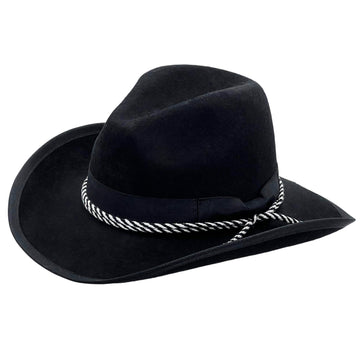 Black Cowboy Hat – Custom Knot
