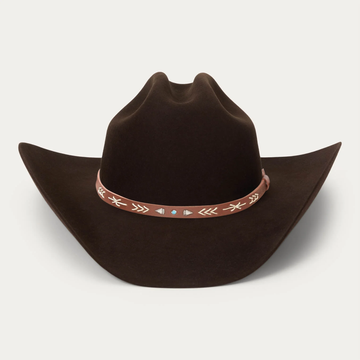 Bronco Felt Cowboy Hat-Chocolate