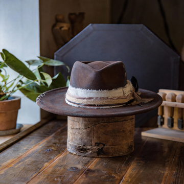 Heritage Inspired Distressed Felt Hat