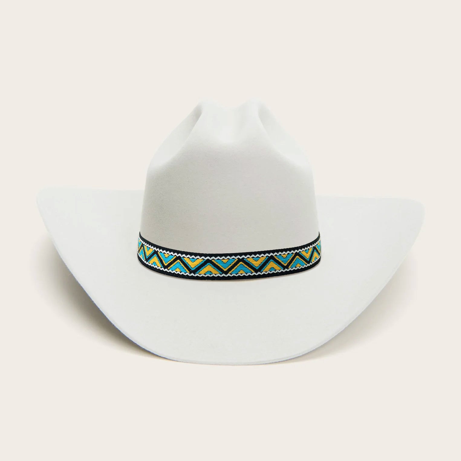 Effortless Western Chic Cowboy Hat with Boho Hatband