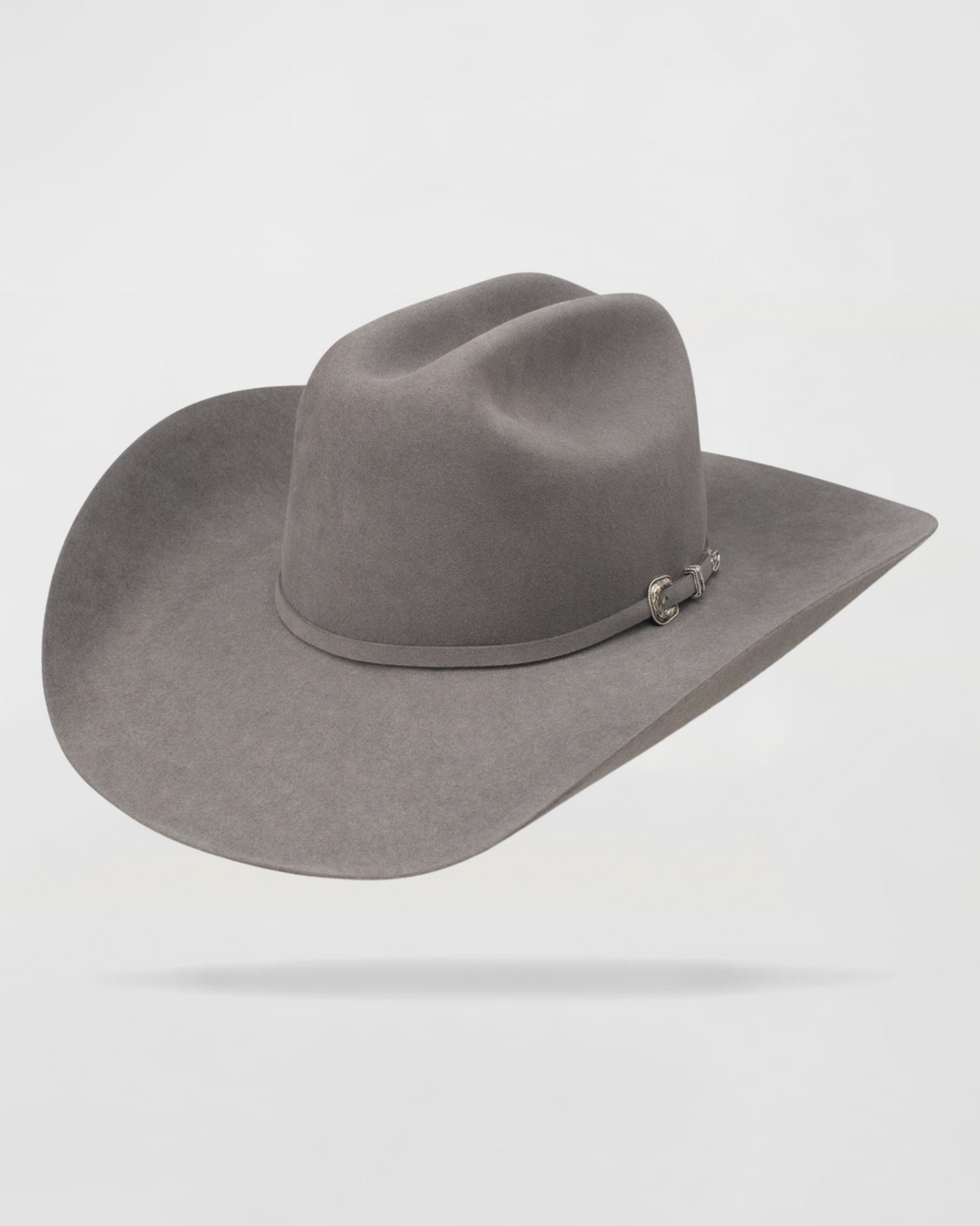 Gray Ranch Riding Hat Rustic Rider Felt Cowboy Hat in Grey