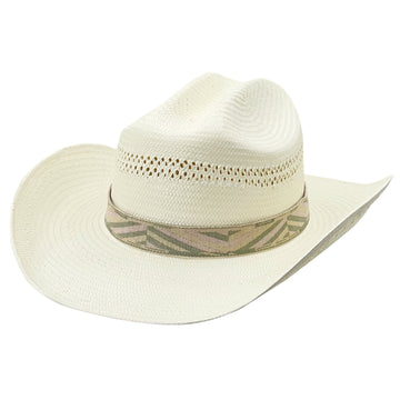 Summer Straw Hat – Soft Off-White with Delicate Detailing