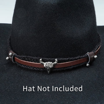 BULL METAL LEATHER HAT BAND