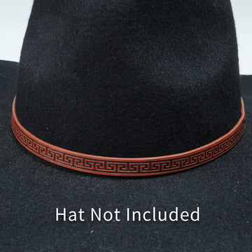 PRINTED LEATHER HAT BAND
