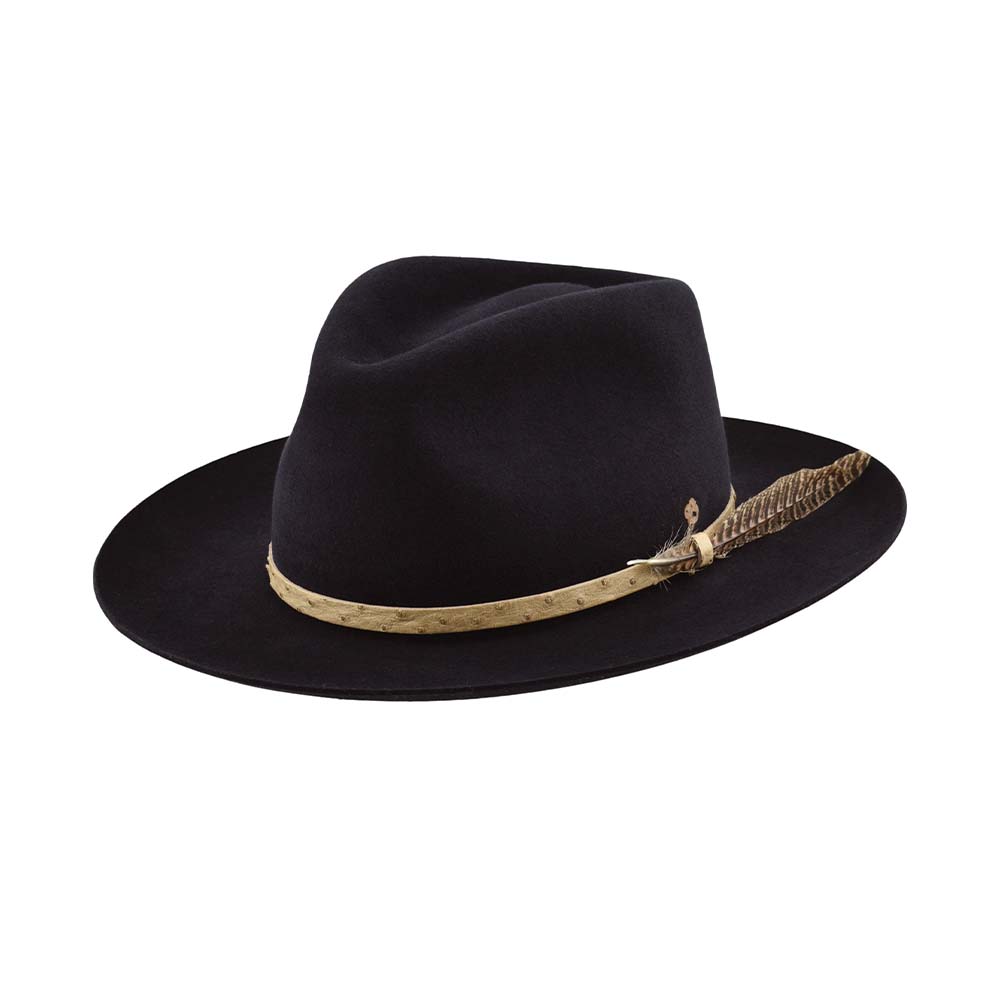 Sophisticate's Signature-Fur Felt Fedora- Wild