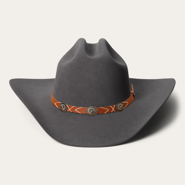 Rustic Felt Cowboy Hat -  Dark Gray