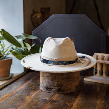 Artisan Crafted Ranch Hat with Vintage Look