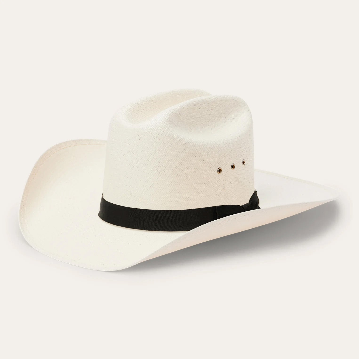 Universal Ranch-Style Cattleman Crown Straw Cowboy Hat