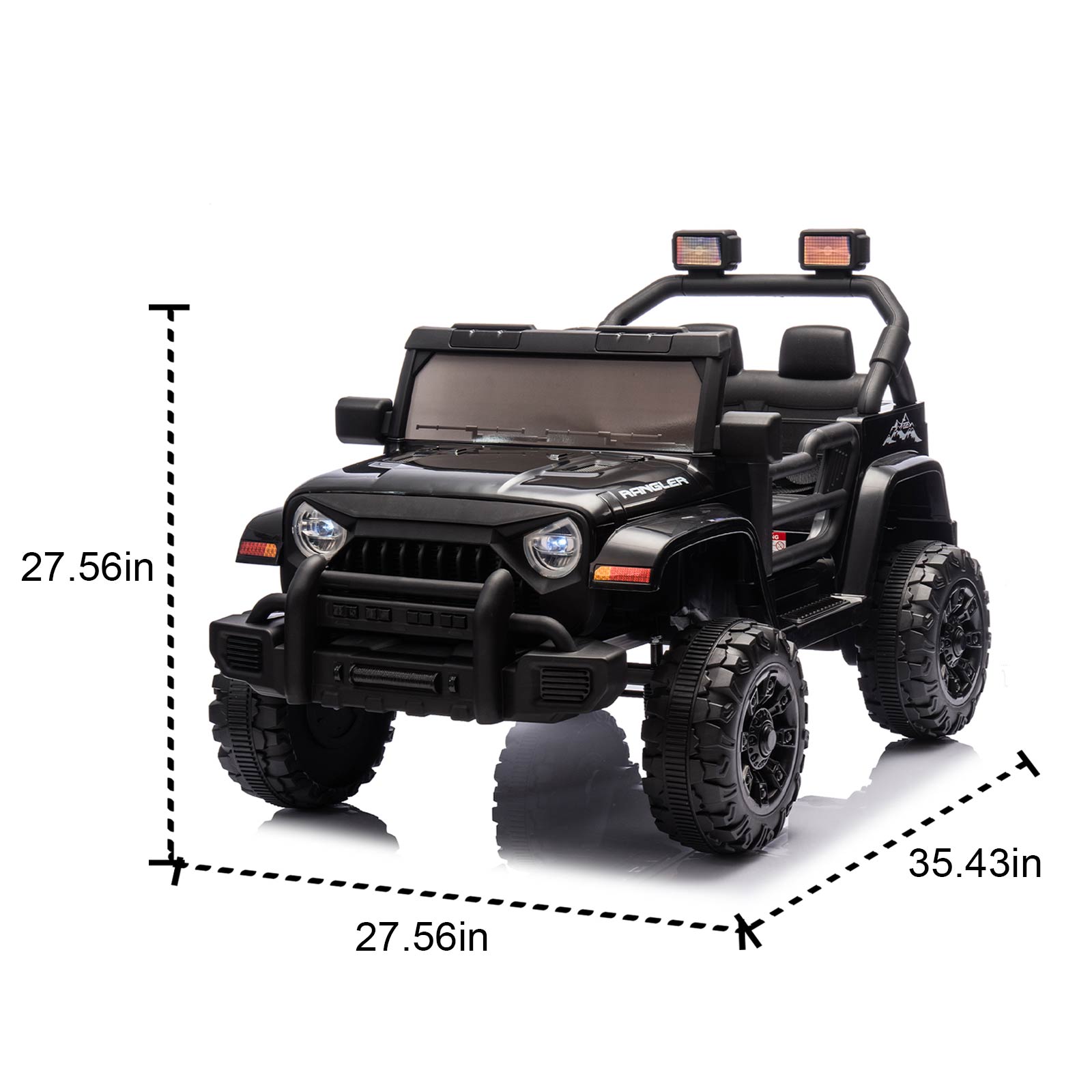 12V Kids Ride On Electric Truck Car With RC