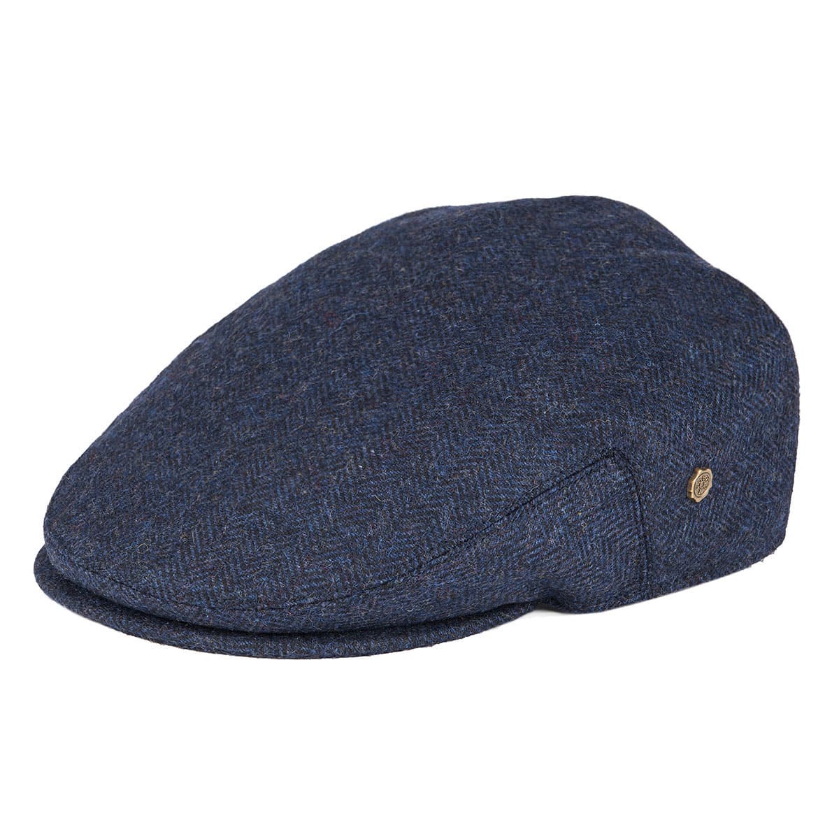 Birmingham Herringbone Wool Flat Cap