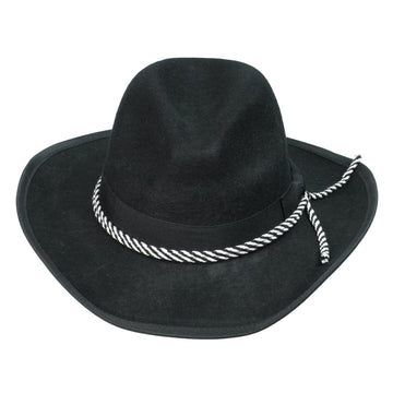 Chic Felt Hat – Classic Shape, Coordinated Accessories