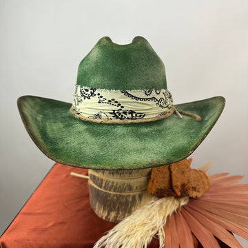 Green Distressed western